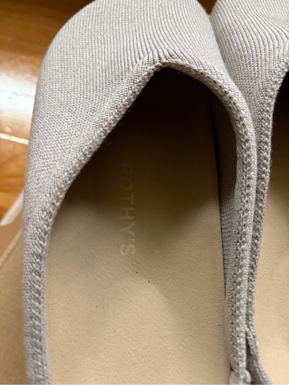 Rothy's Women’s The Casual Clog (Dove) US 7 - Picture 6 of 12